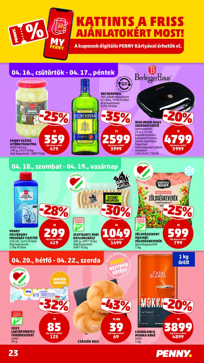 Penny Akciós Újság 27 oldal