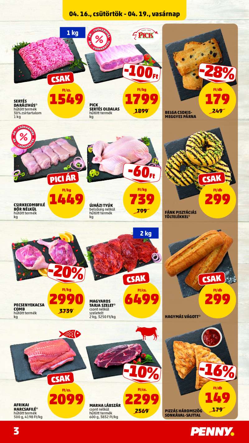 Penny Akciós Újság 3 oldal