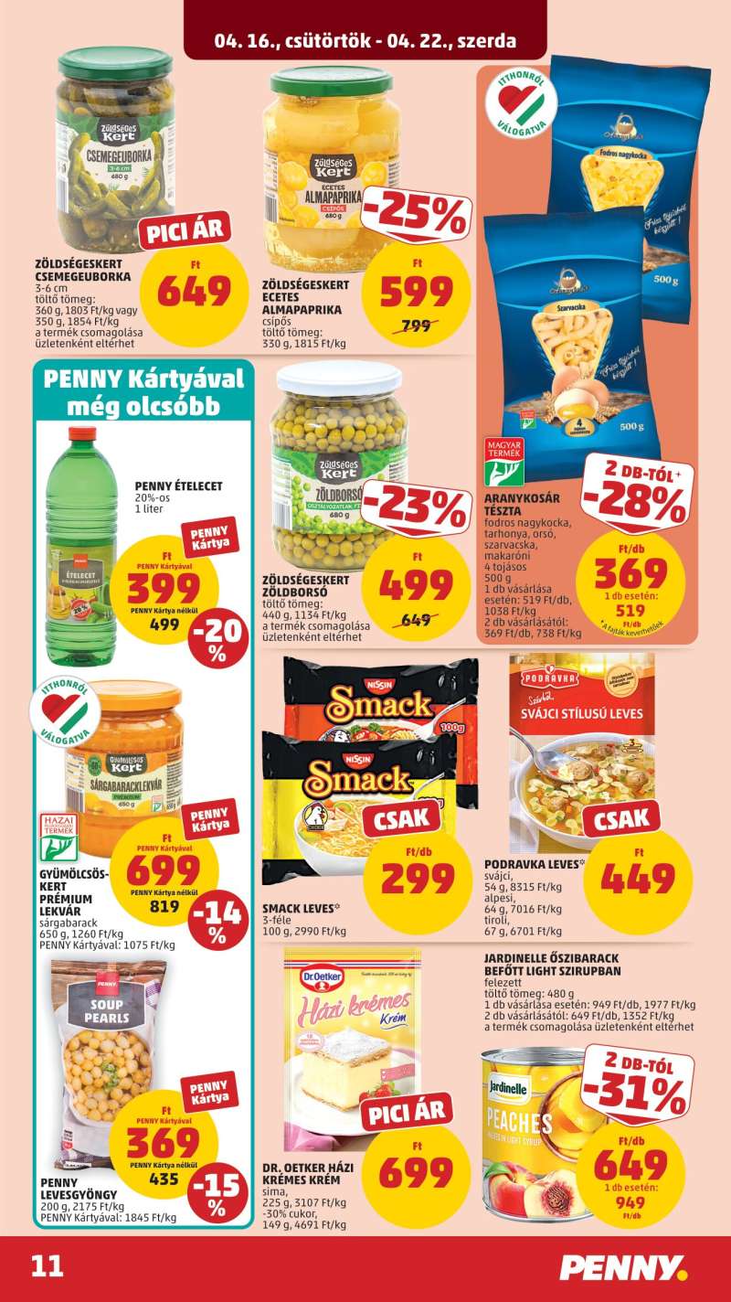 Penny Akciós Újság 15 oldal