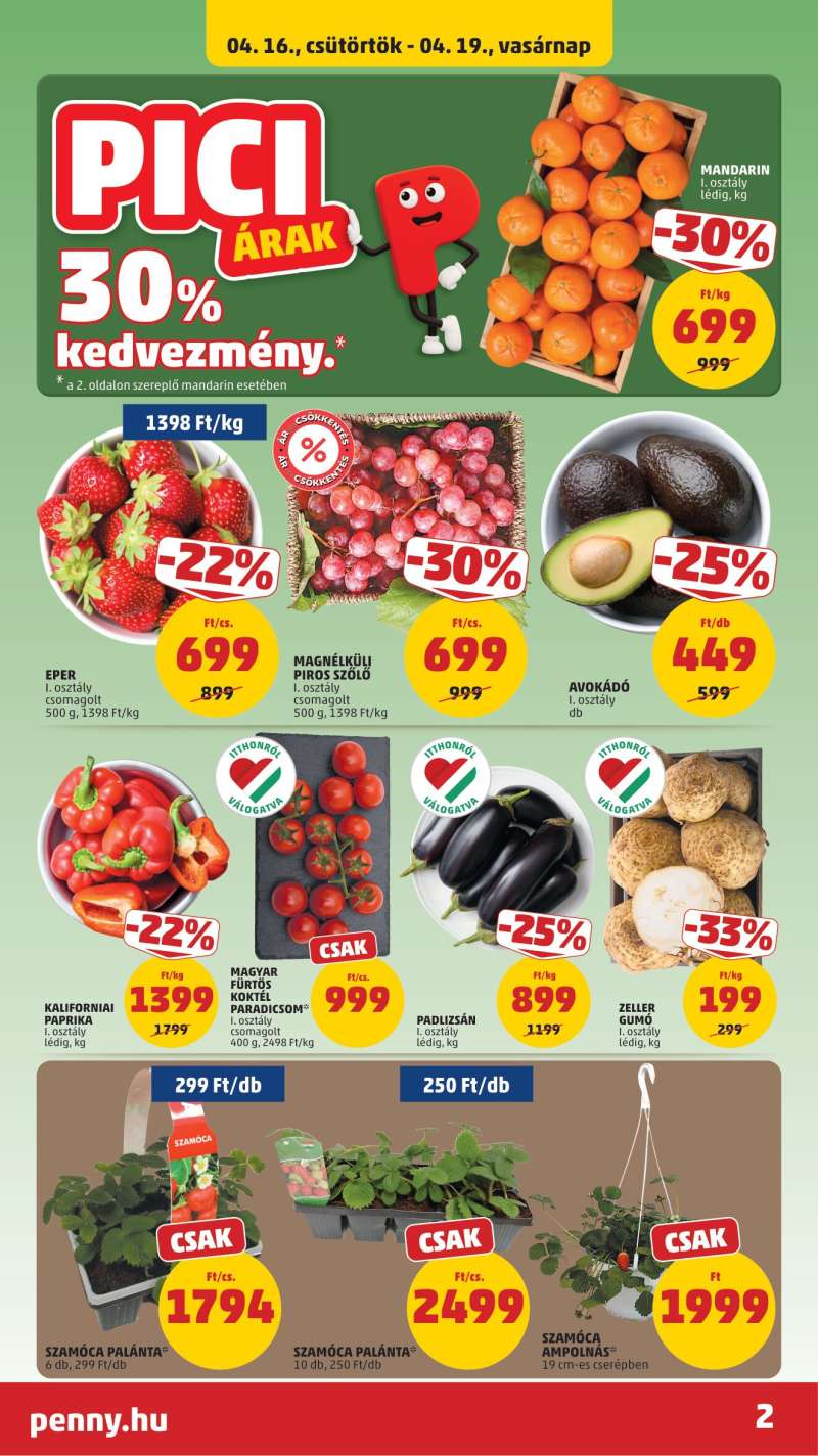 Penny Akciós Újság 2 oldal