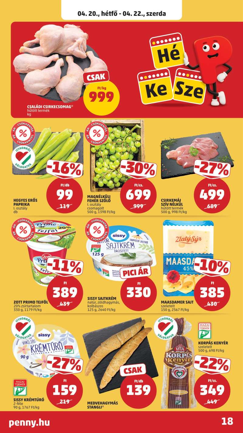 Penny Akciós Újság 22 oldal