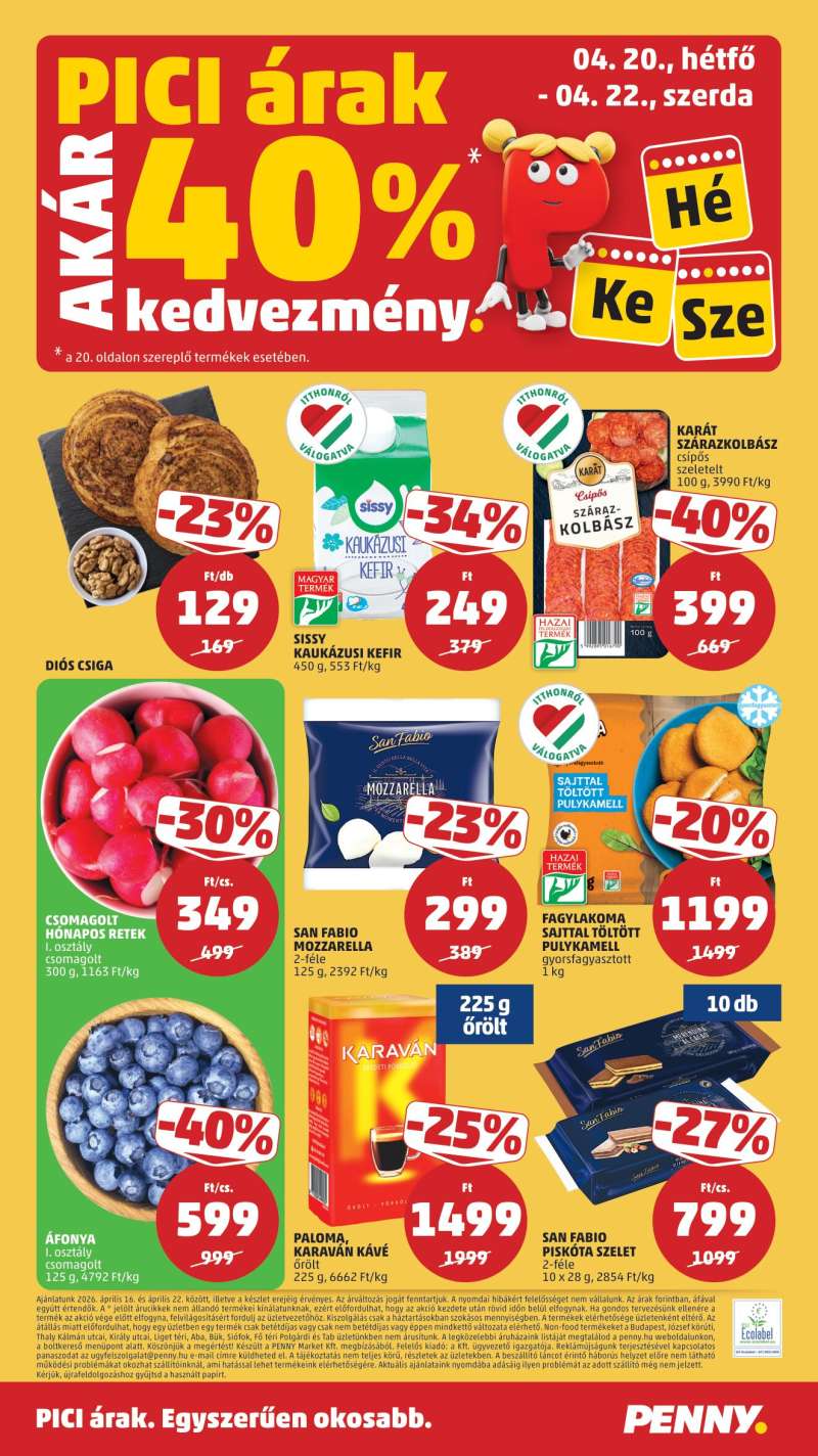 Penny Akciós Újság 24 oldal