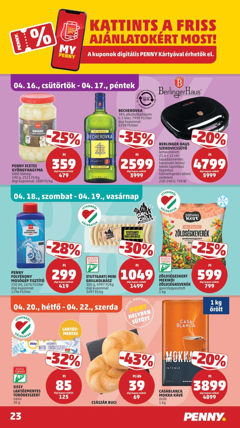 Penny Akciós Újság 27 oldal
