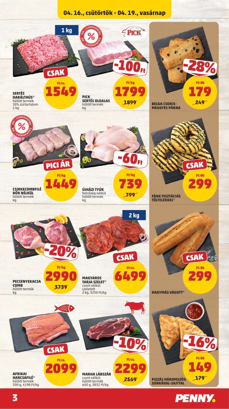 Penny Akciós Újság 3 oldal