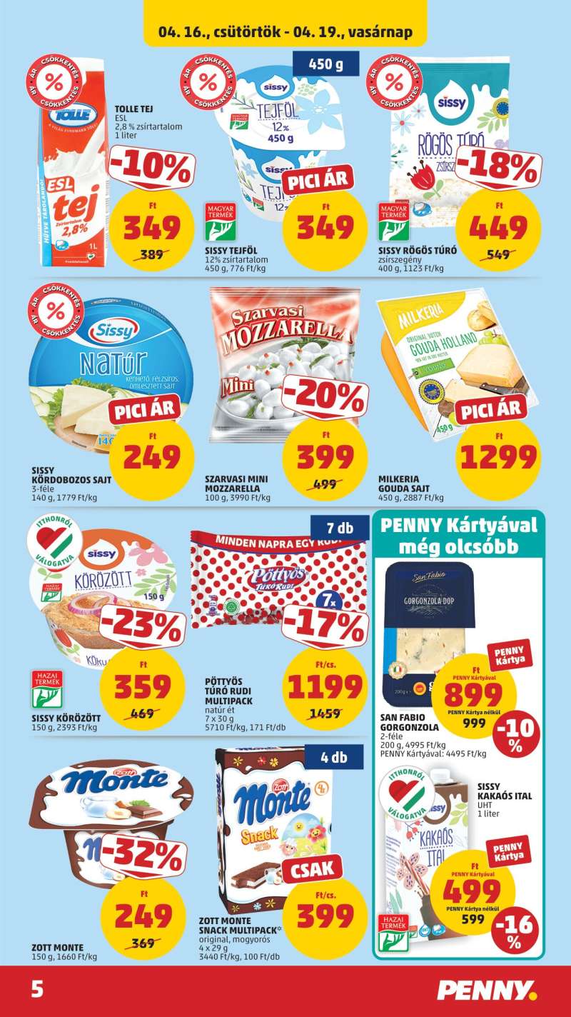 Penny Akciós Újság 5 oldal