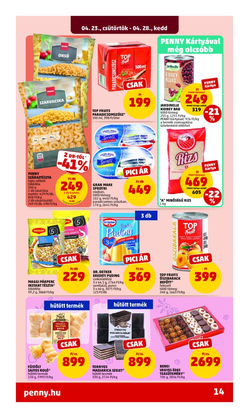 Penny Akciós Újság 17 oldal