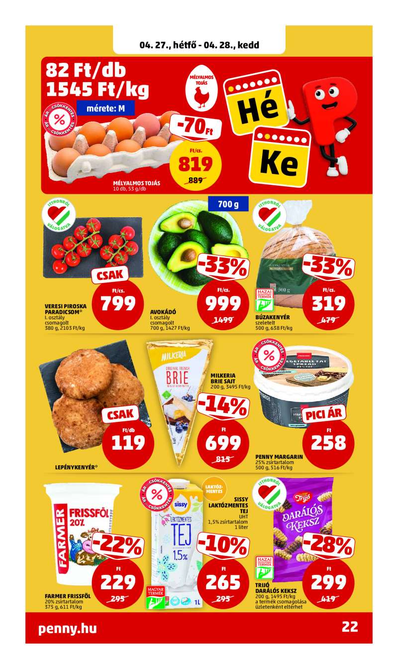 Penny Akciós Újság 25 oldal
