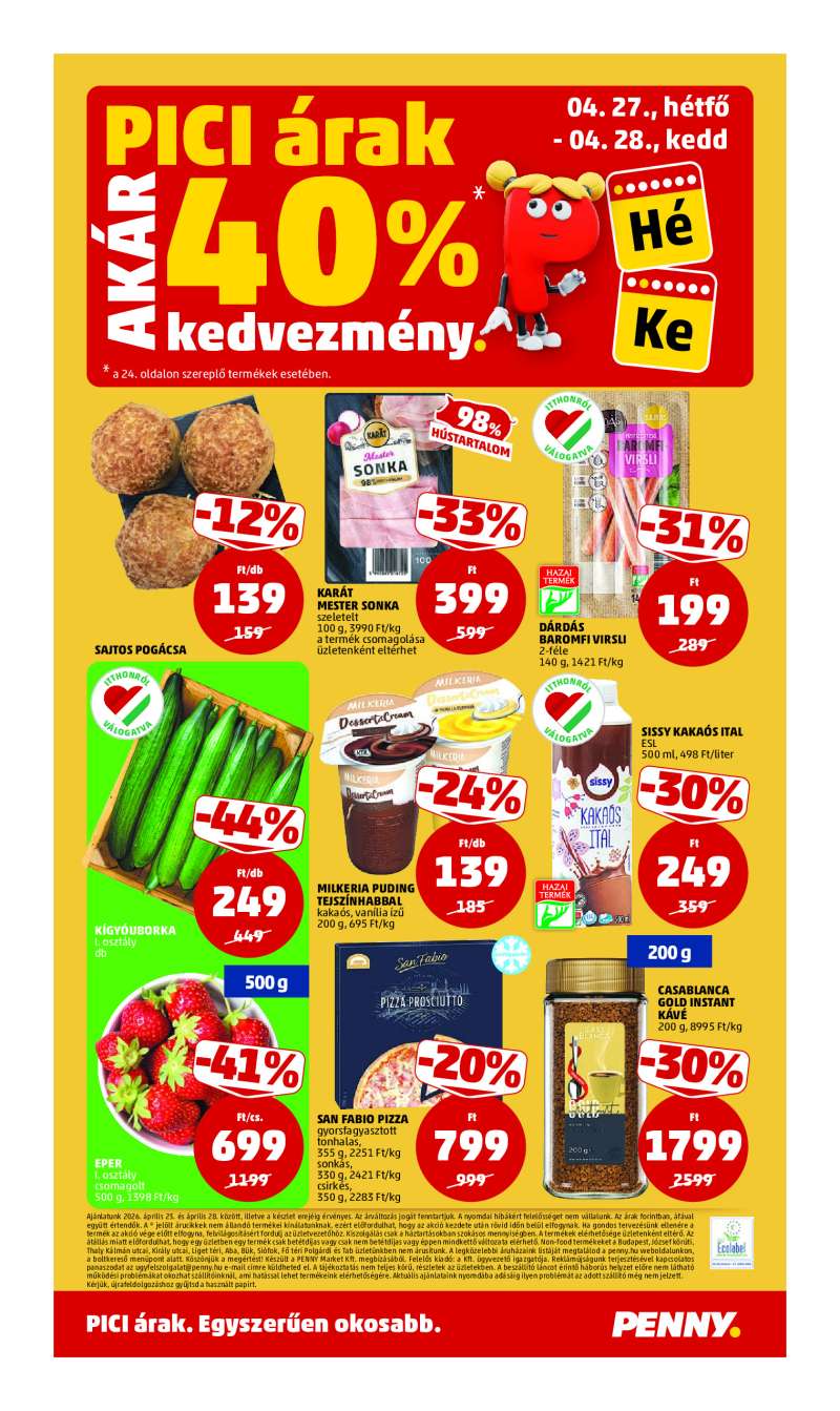 Penny Akciós Újság 27 oldal
