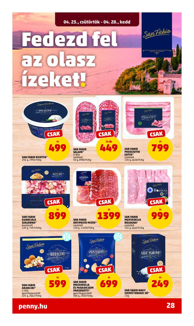 Penny Akciós Újság 31 oldal