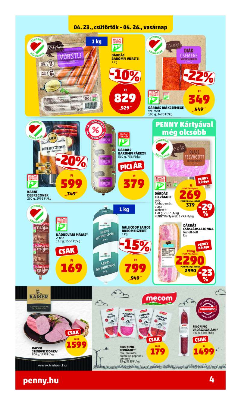 Penny Akciós Újság 6 oldal