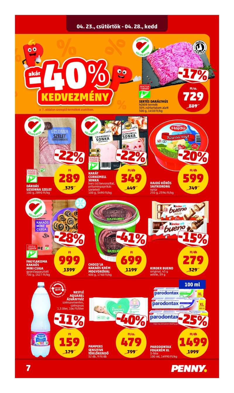 Penny Akciós Újság 9 oldal