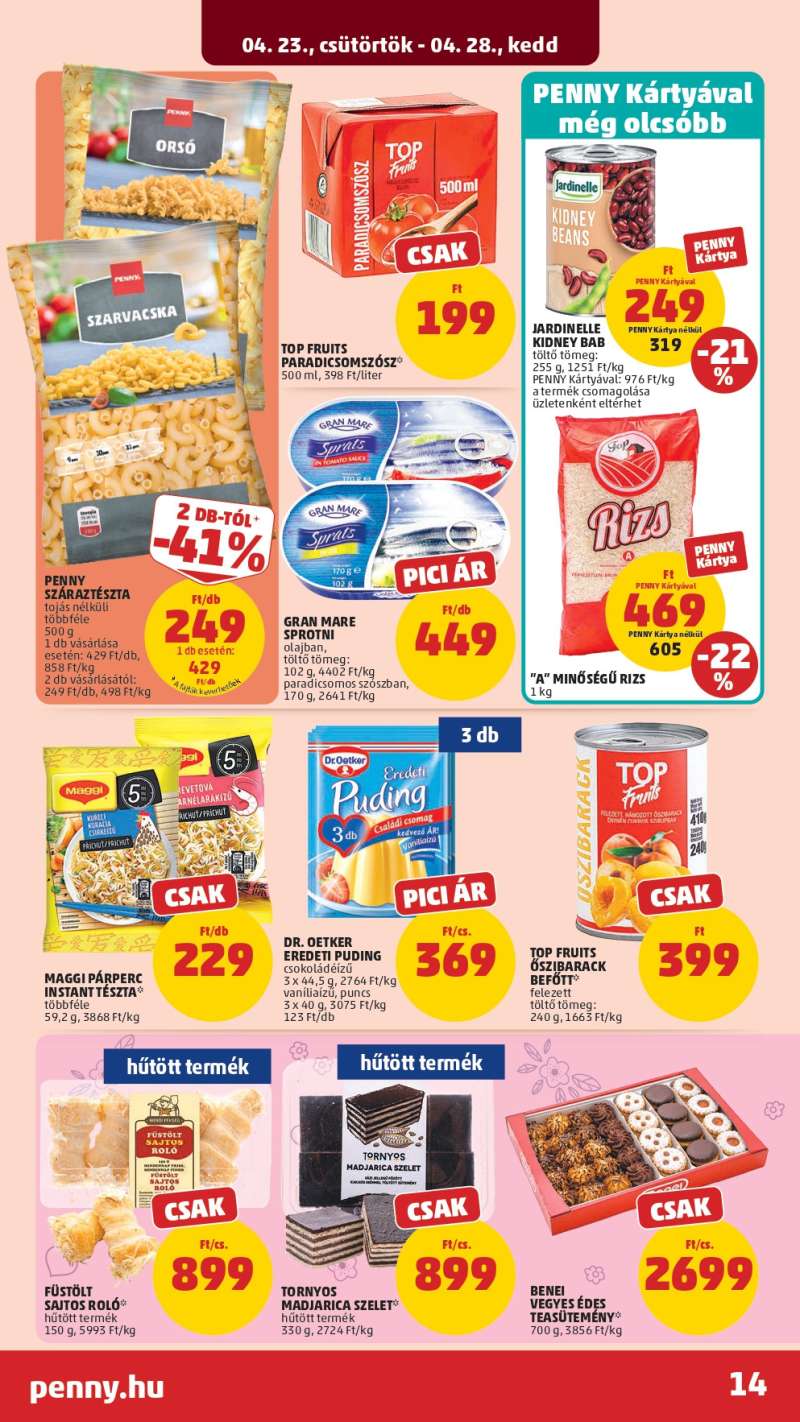Penny Akciós Újság 17 oldal