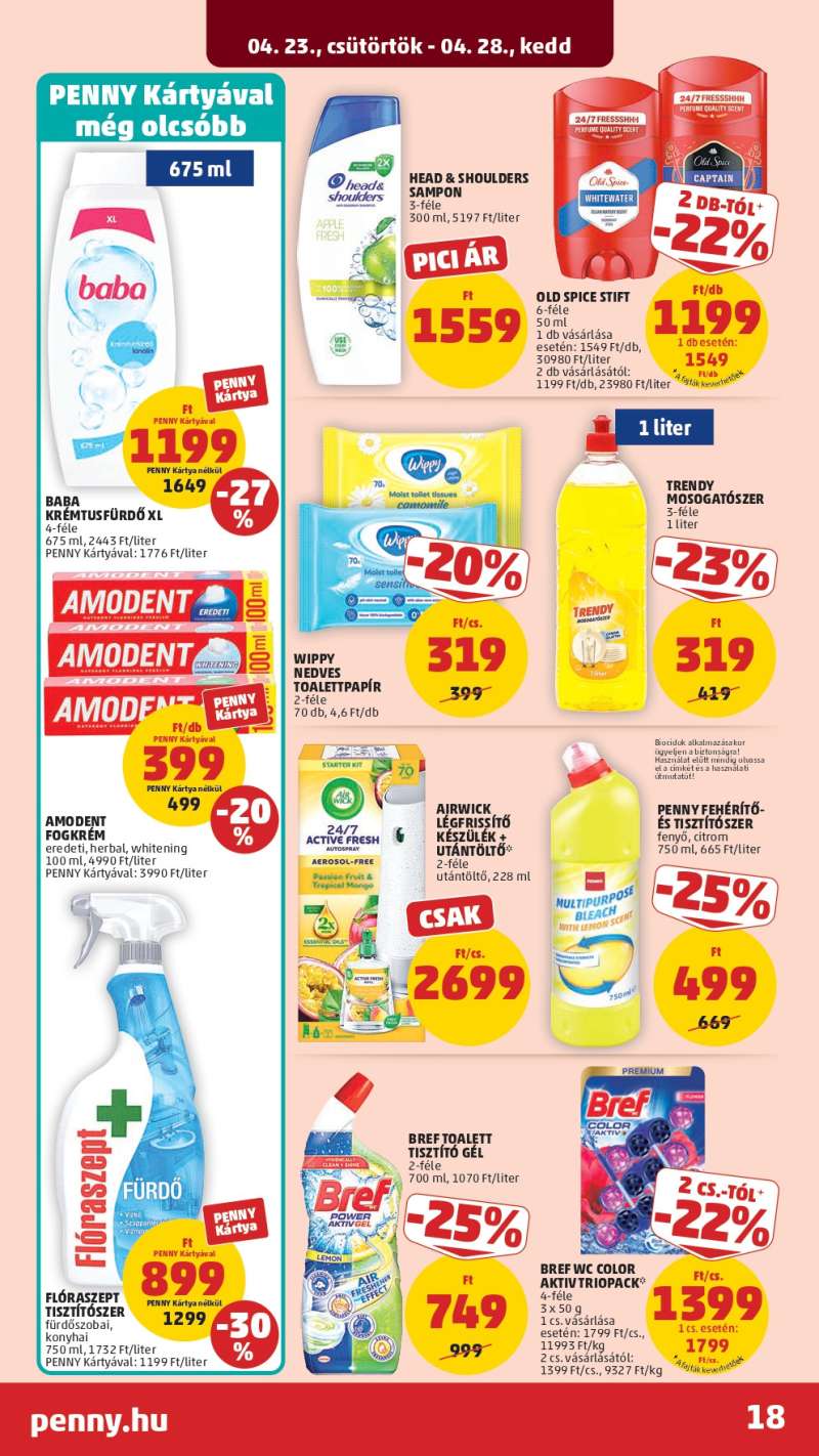 Penny Akciós Újság 21 oldal