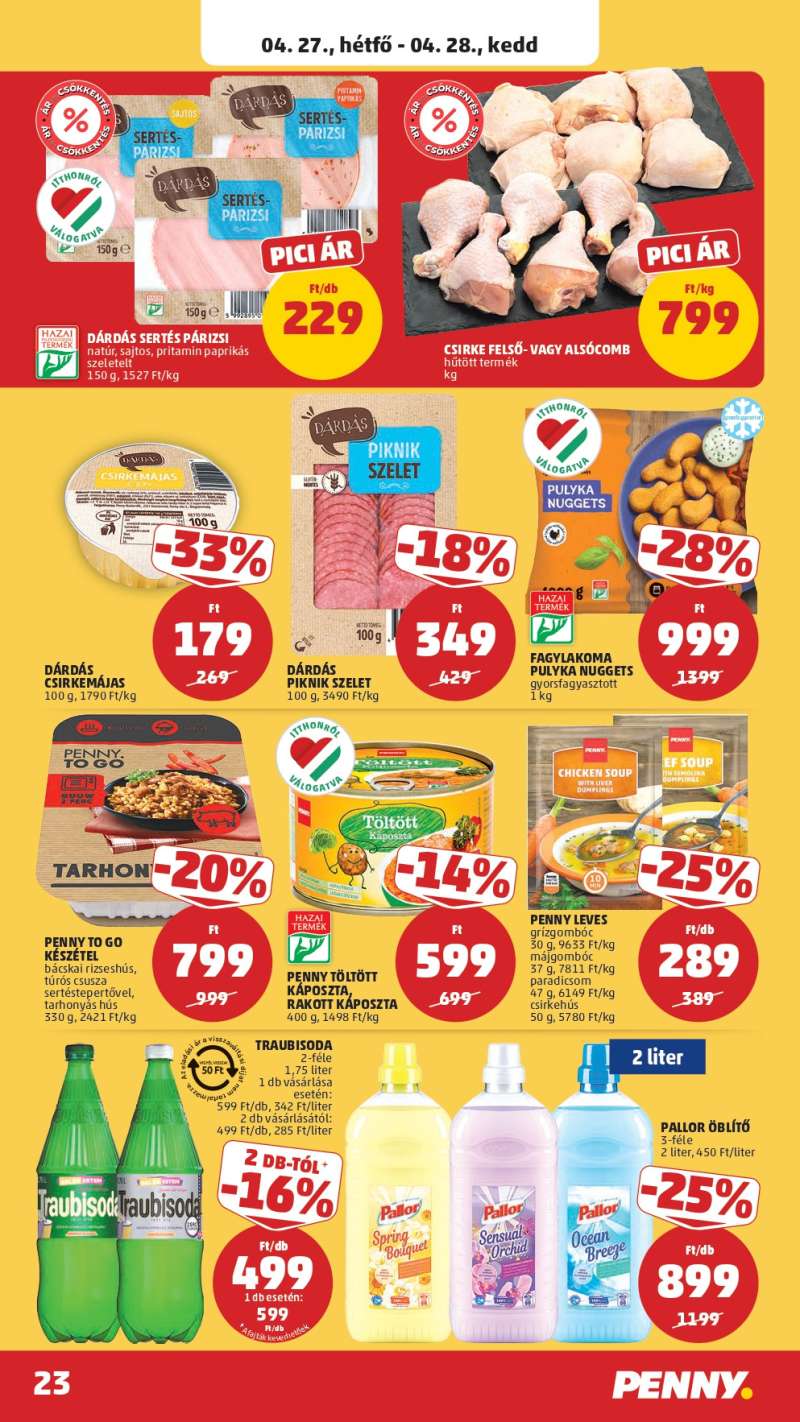 Penny Akciós Újság 26 oldal