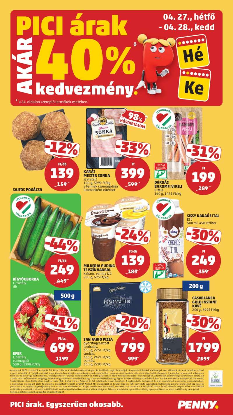 Penny Akciós Újság 27 oldal