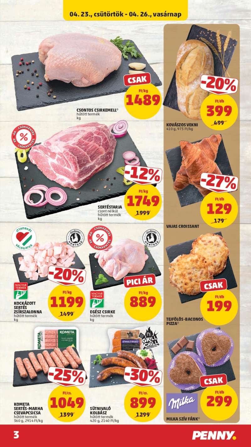 Penny Akciós Újság 3 oldal