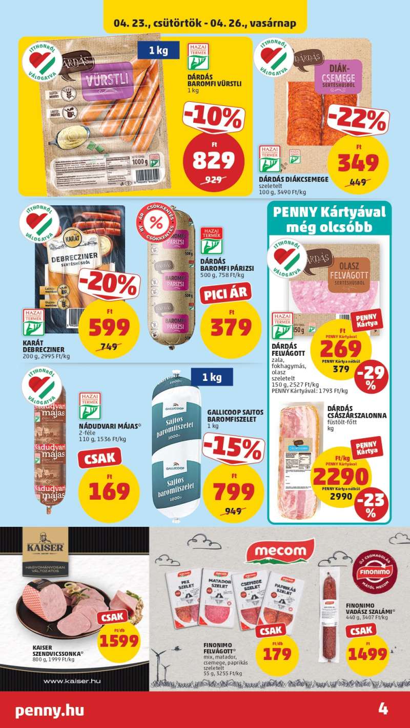Penny Akciós Újság 6 oldal
