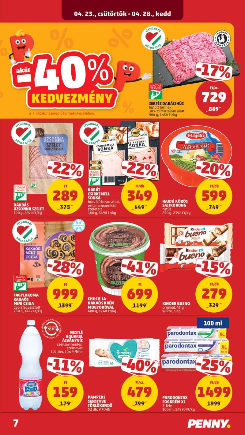 Penny Akciós Újság 9 oldal