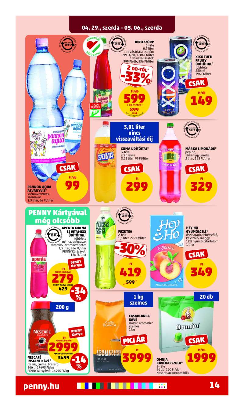 Penny Akciós Újság 18 oldal