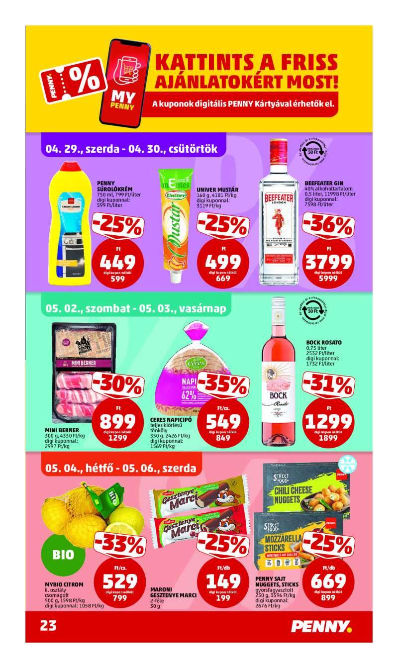 Penny Akciós Újság 27 oldal