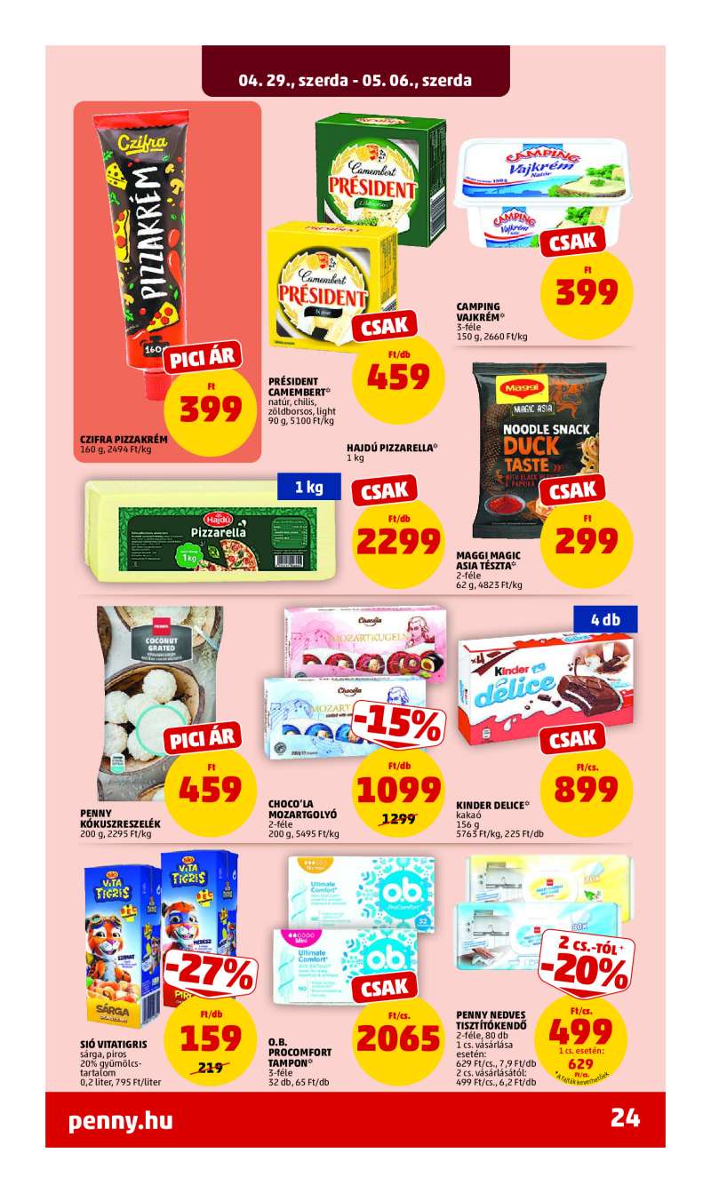 Penny Akciós Újság 28 oldal