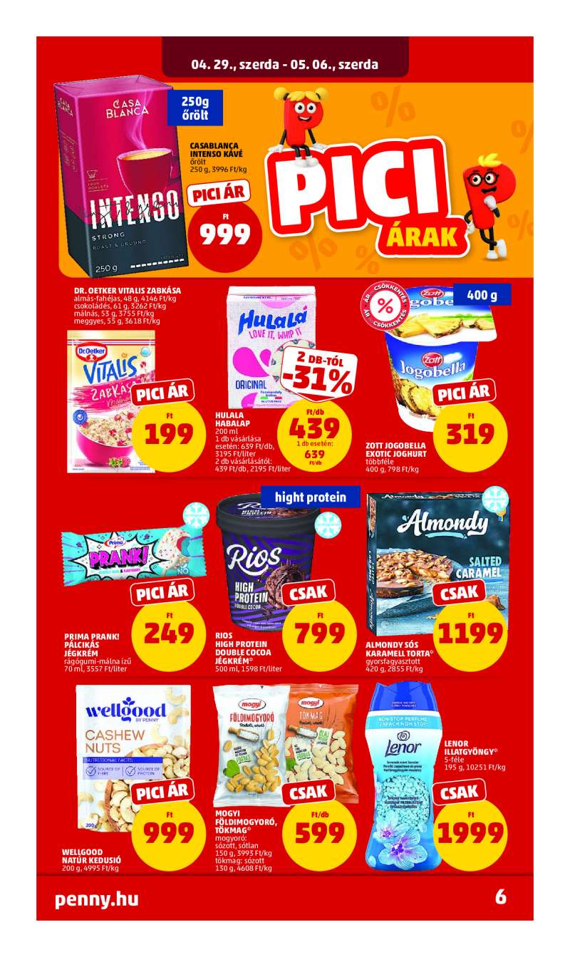 Penny Akciós Újság 8 oldal