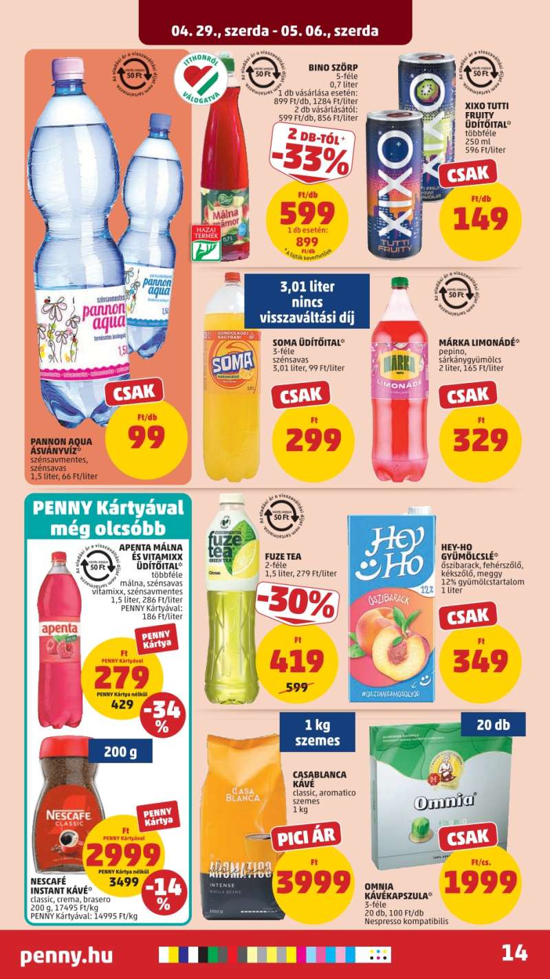 Penny Akciós Újság 15 oldal