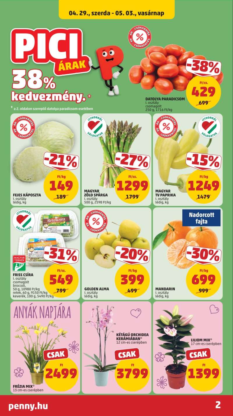 Penny Akciós Újság 2 oldal
