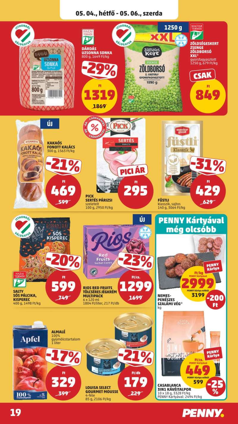 Penny Akciós Újság 20 oldal