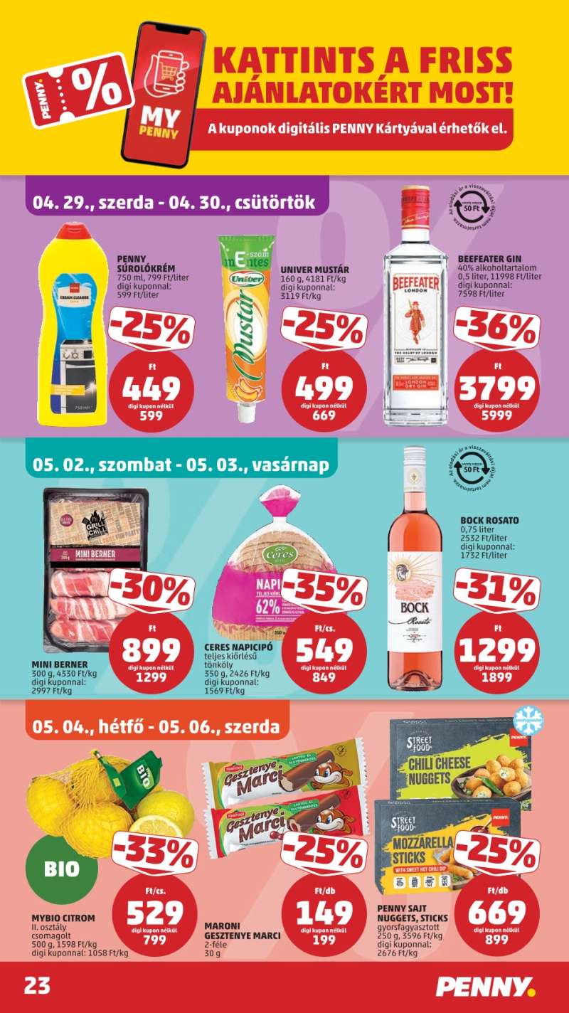 Penny Akciós Újság 24 oldal