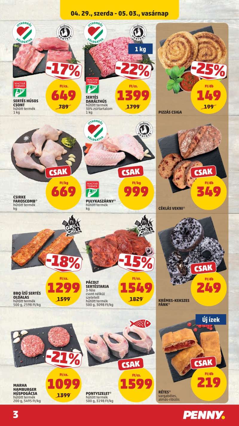 Penny Akciós Újság 3 oldal