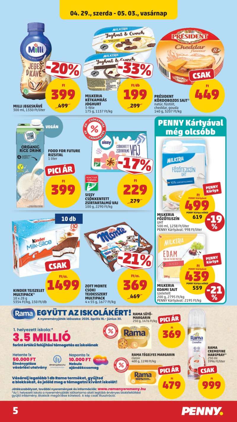 Penny Akciós Újság 5 oldal