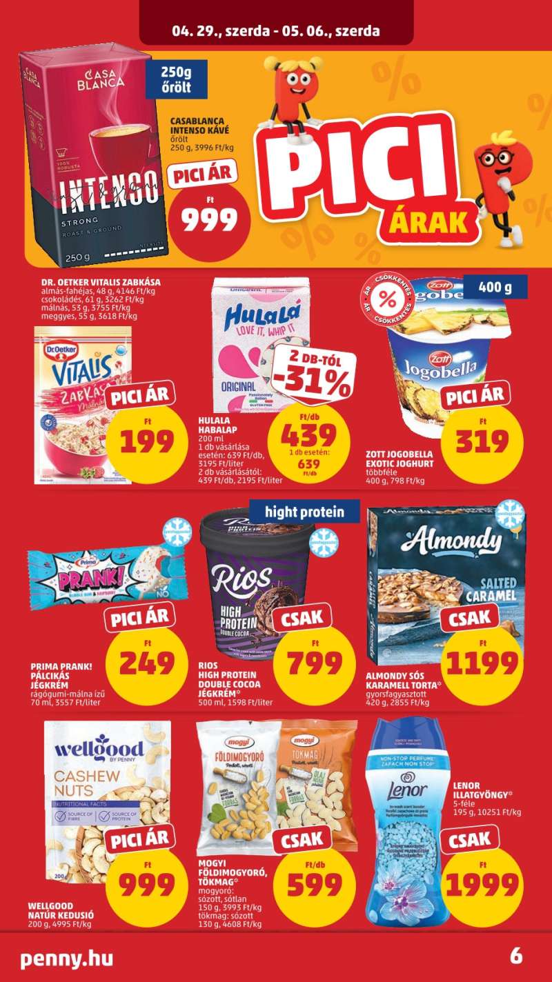 Penny Akciós Újság 6 oldal