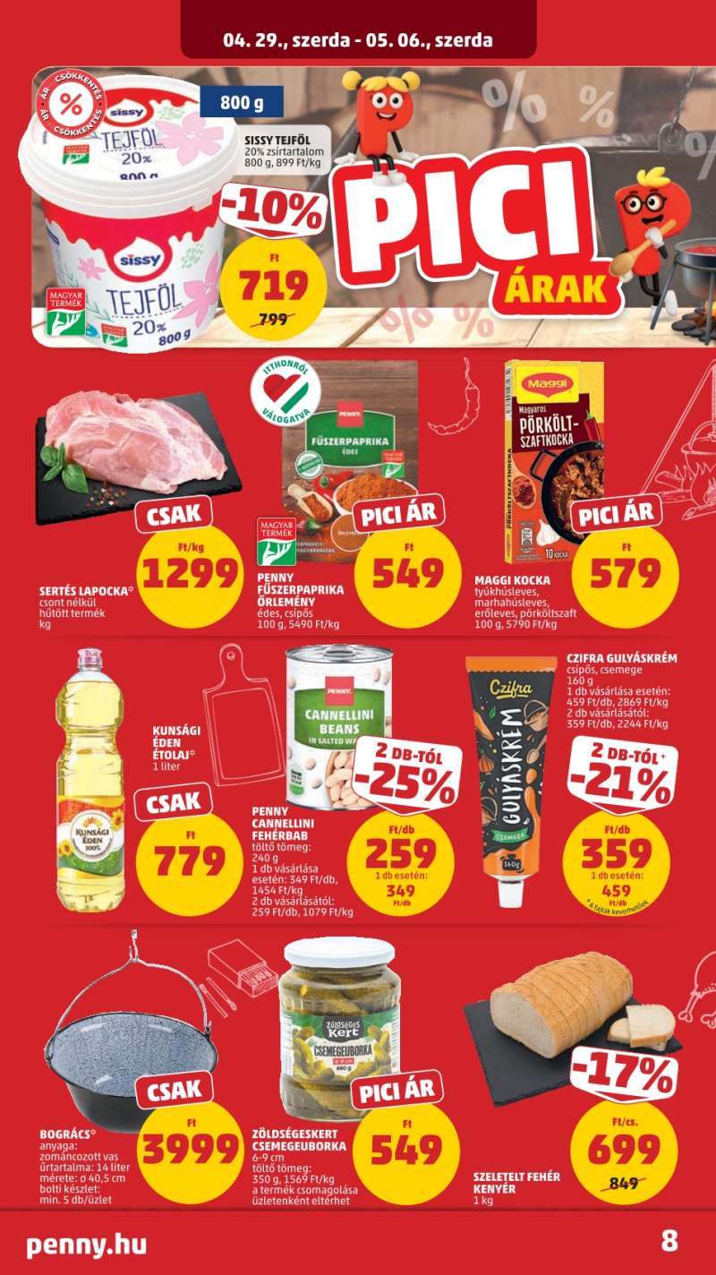 Penny Akciós Újság 8 oldal