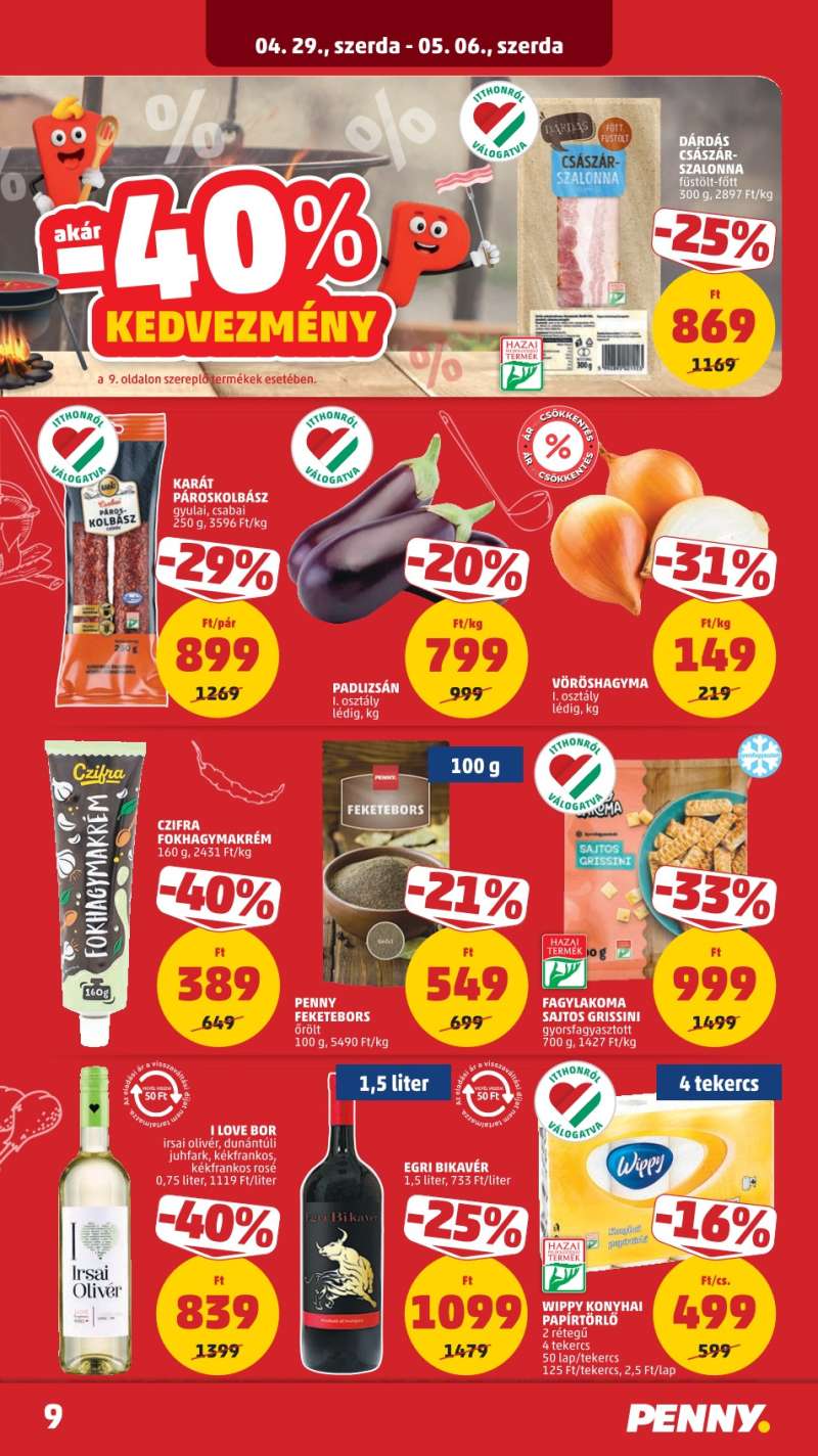 Penny Akciós Újság 9 oldal