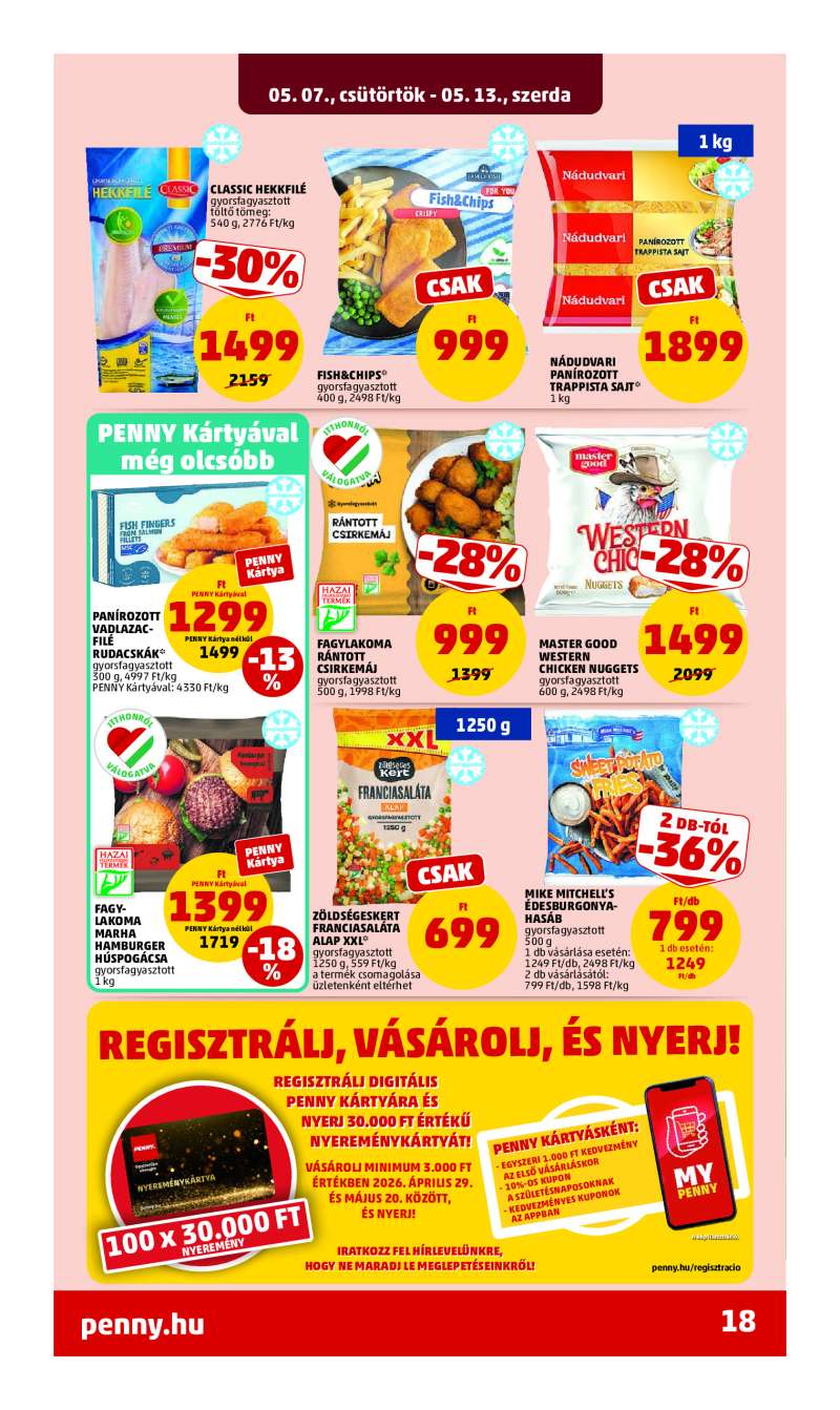 Penny Akciós Újság 21 oldal