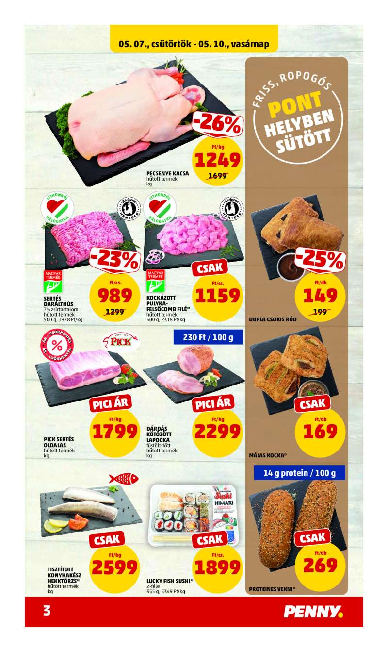 Penny Akciós Újság 3 oldal