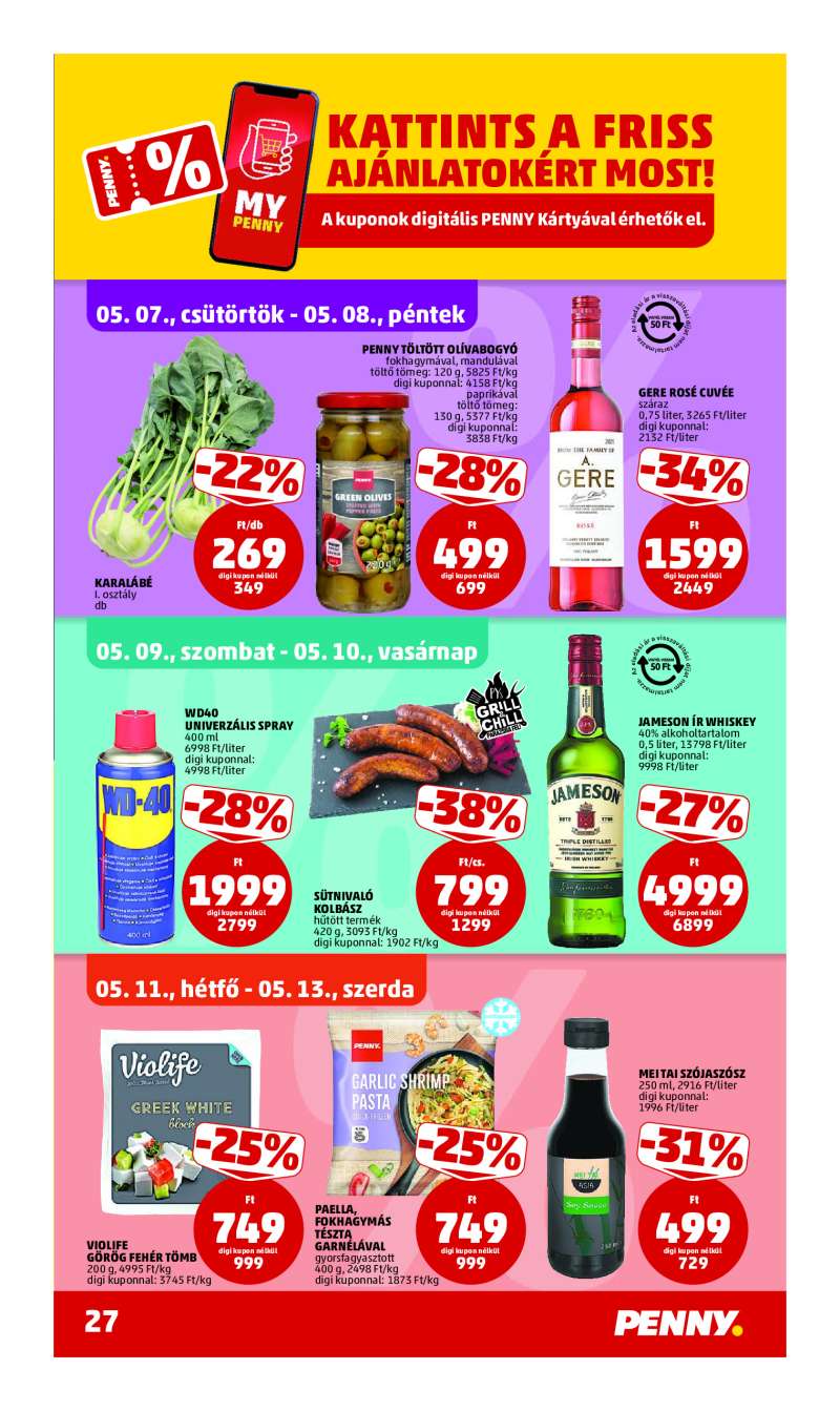 Penny Akciós Újság 31 oldal