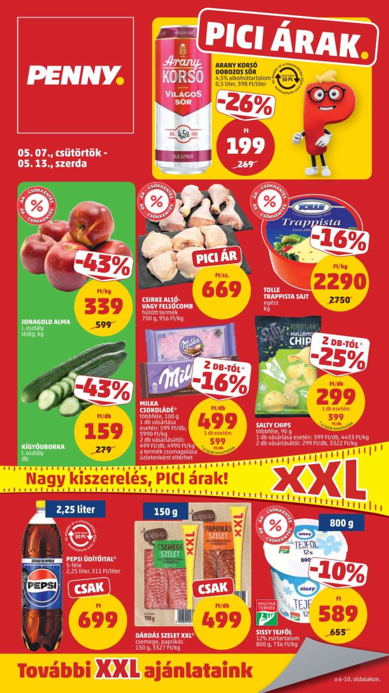 Penny Akciós Újság 1 oldal