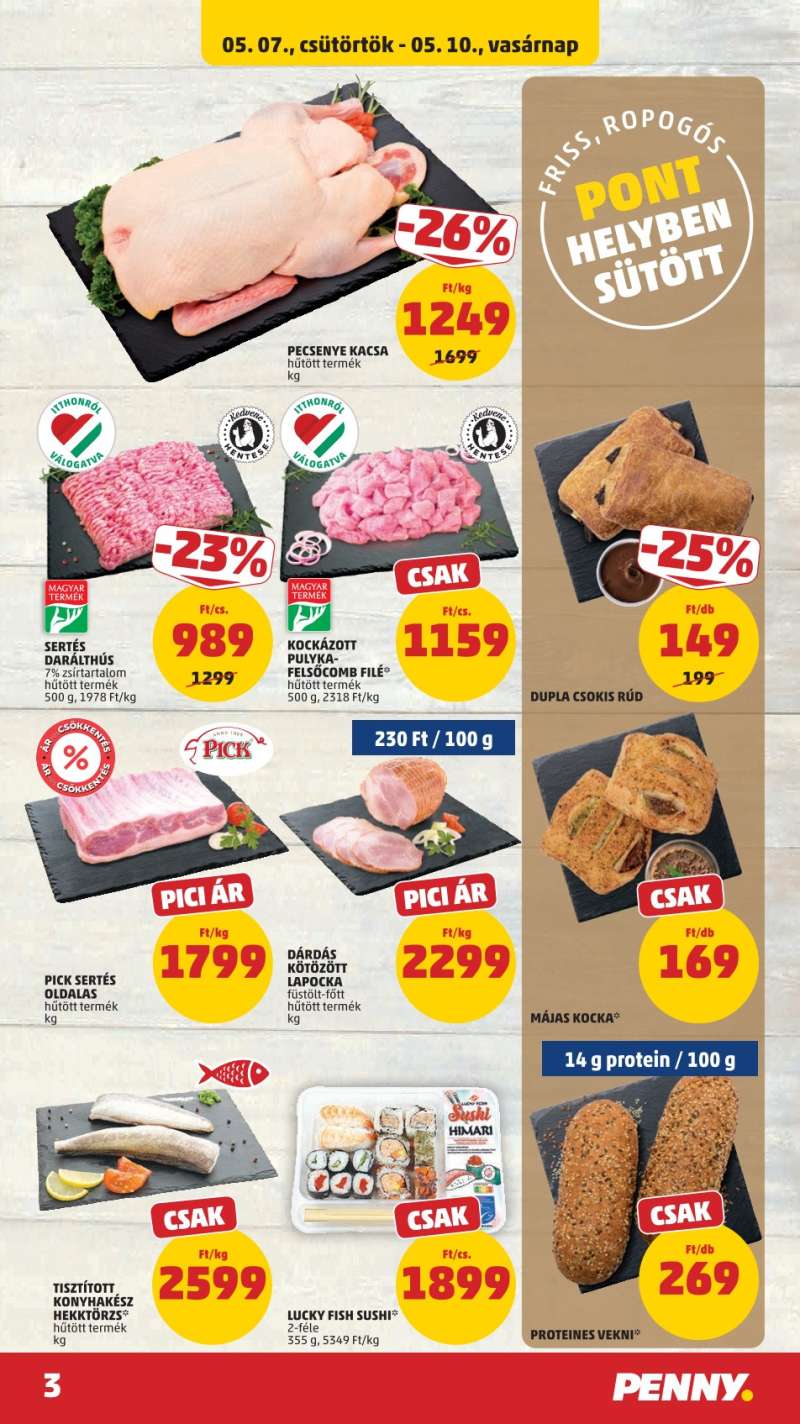 Penny Akciós Újság 3 oldal