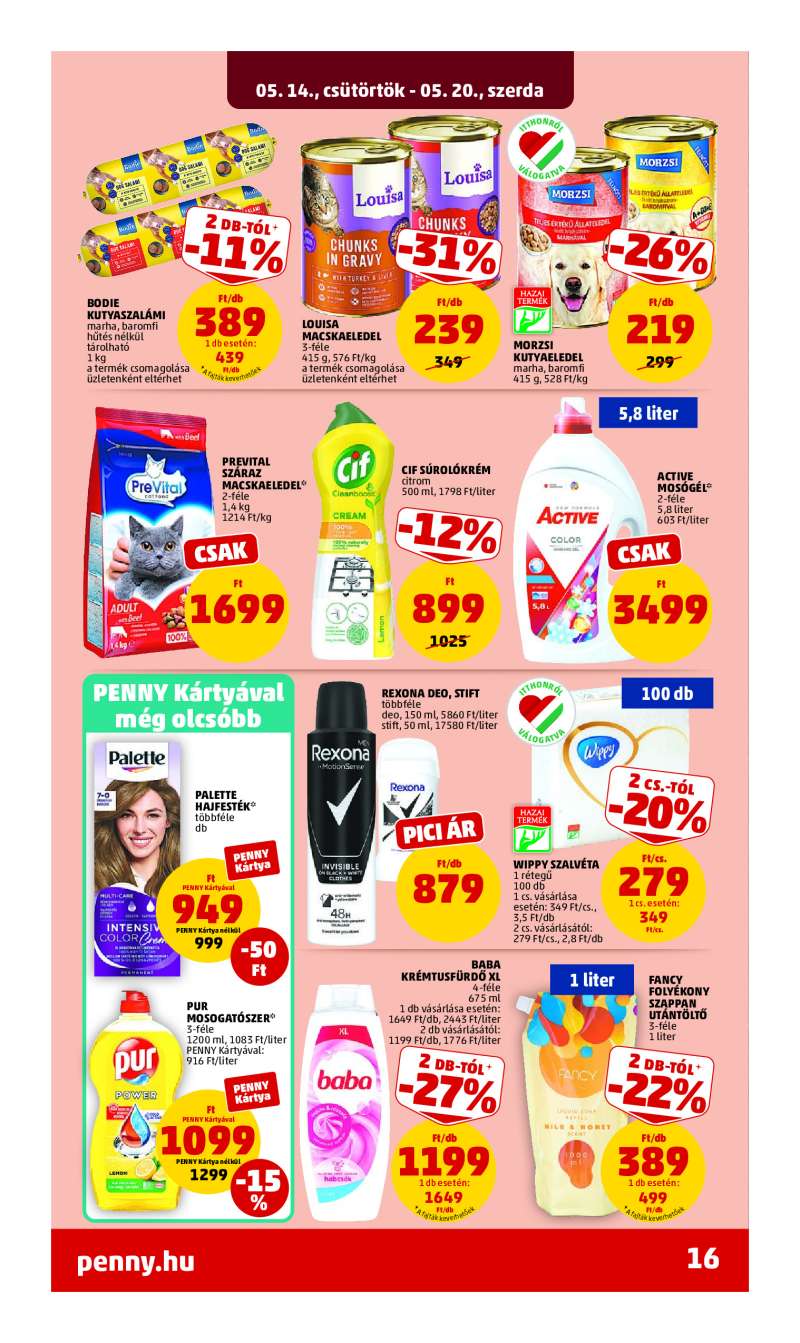 Penny Akciós Újság 20 oldal