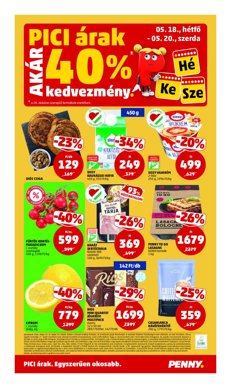 Penny Akciós Újság 24 oldal