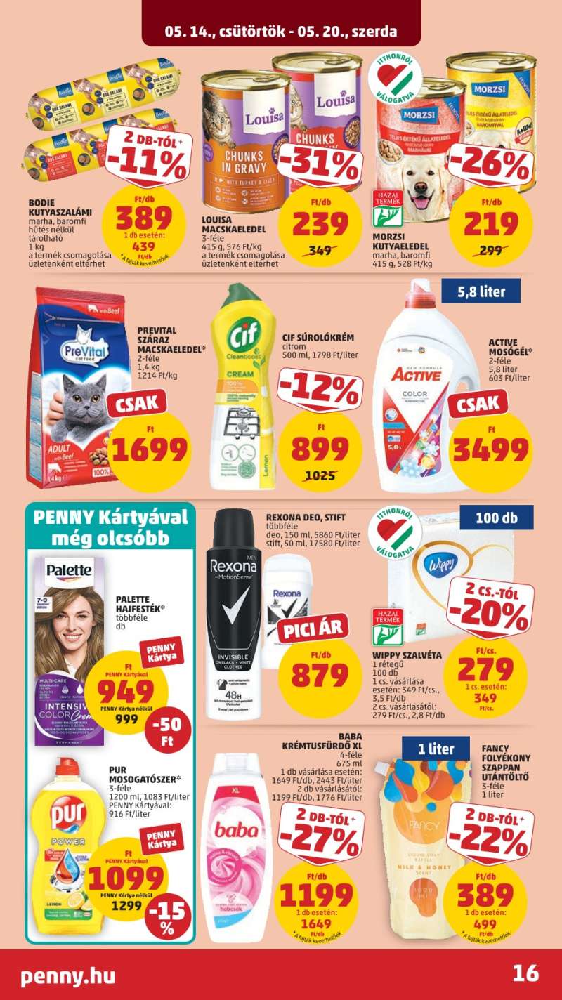 Penny Akciós Újság 20 oldal