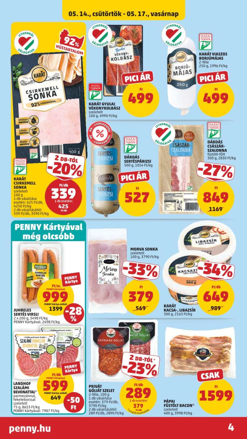 Penny Akciós Újság 6 oldal