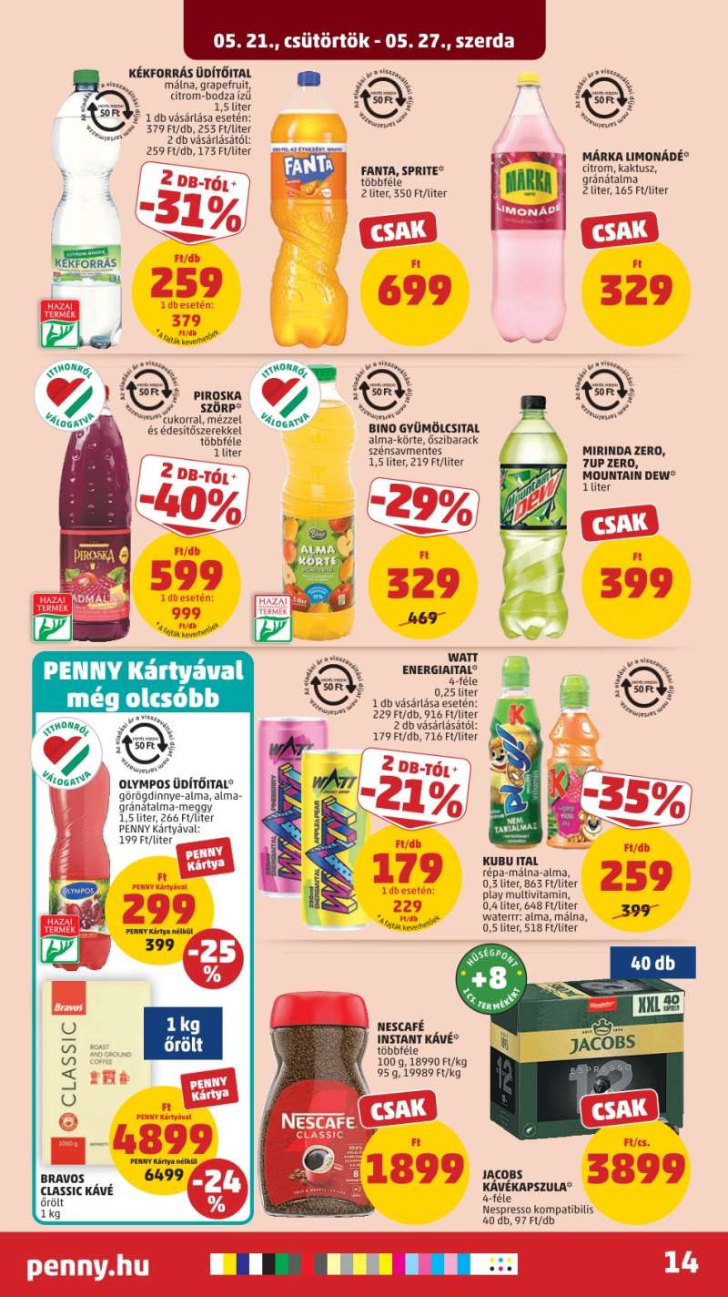 Penny Akciós Újság 18 oldal