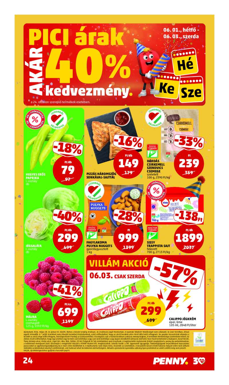 Penny Akciós Újság 28 oldal