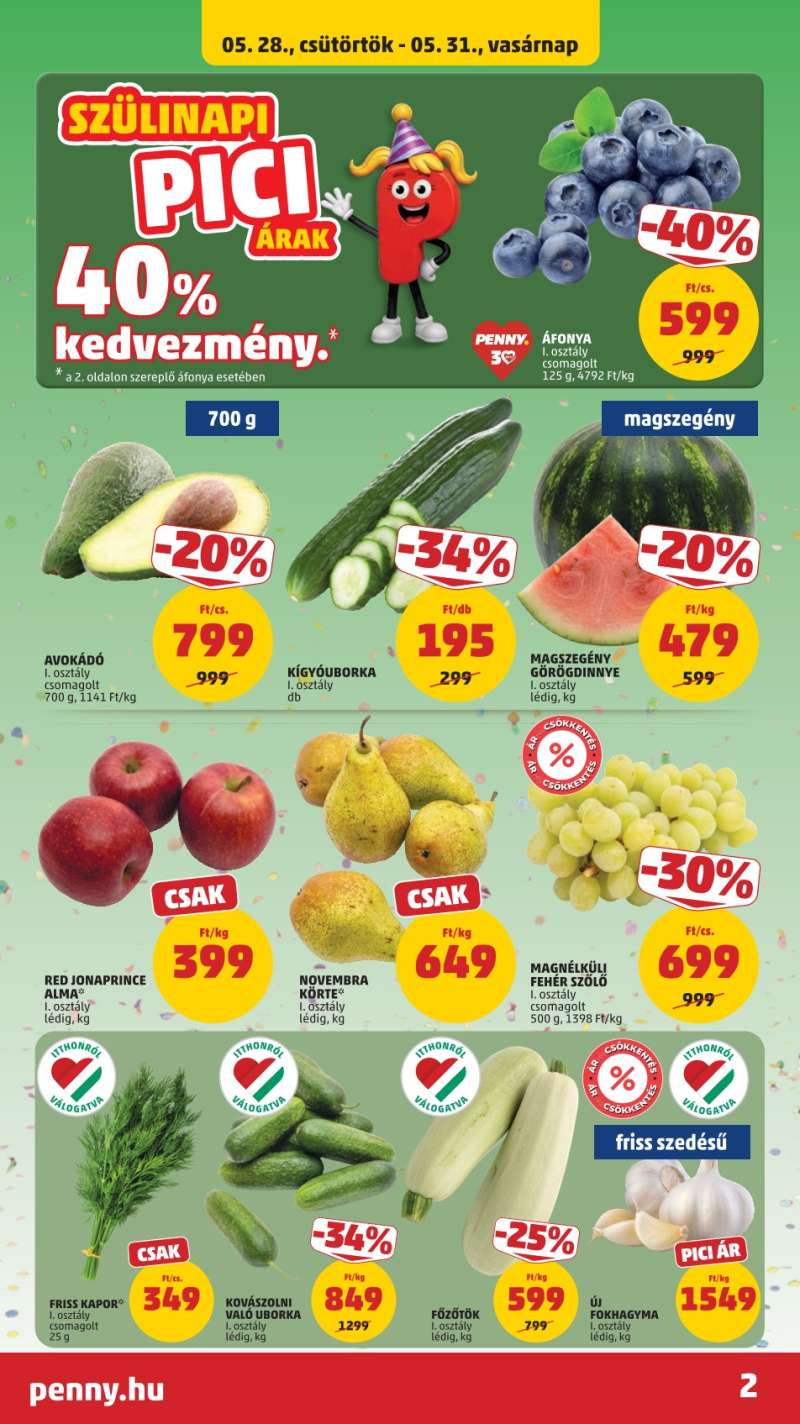 Penny Akciós Újság 2 oldal