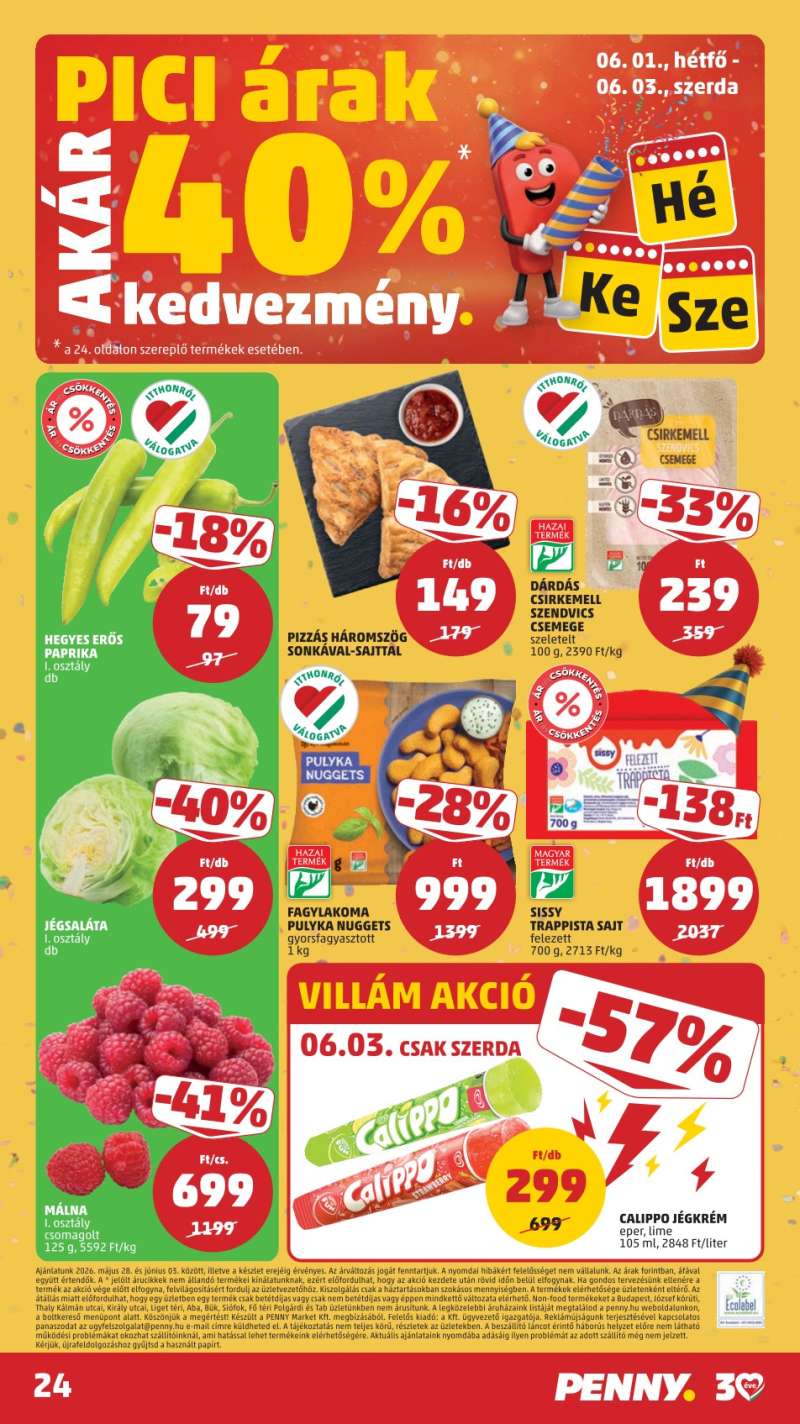 Penny Akciós Újság 28 oldal