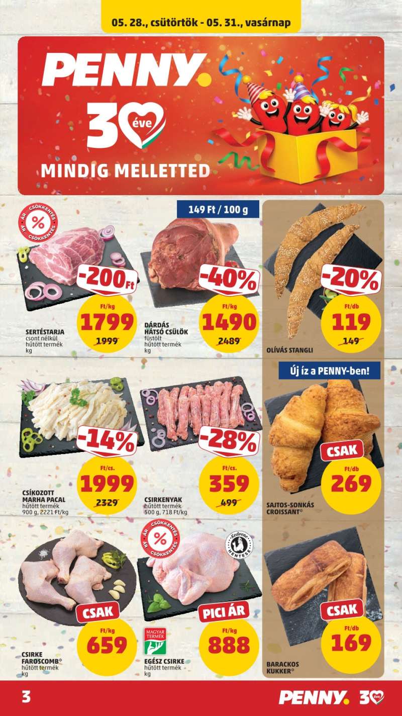 Penny Akciós Újság 3 oldal