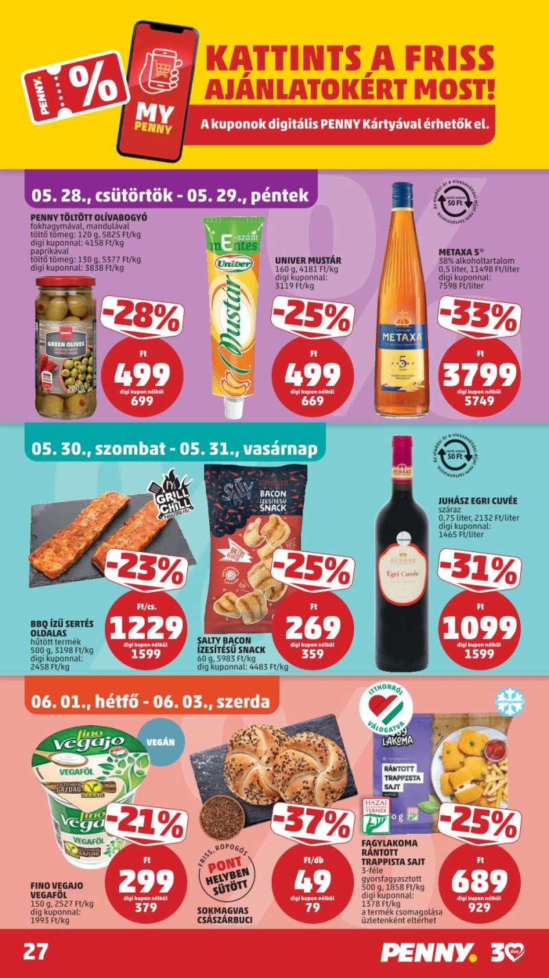 Penny Akciós Újság 31 oldal